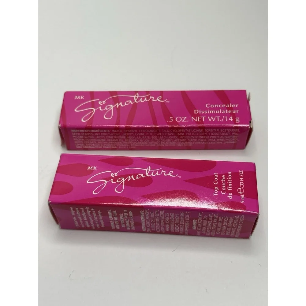 Mary Kay Concealer 073700 Yellow and Top Coat 307900 Nail Polish